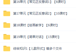 SOLO美国原版幼儿园英语启蒙全套视频课程16-19单元,综合知识1-6岁